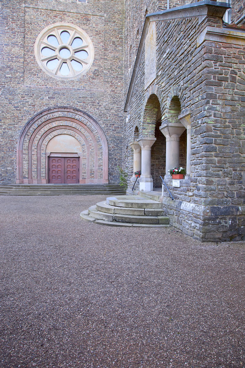 Benediktinerabtei Saint-Maurice in Clervaux. Edyta Guhl.