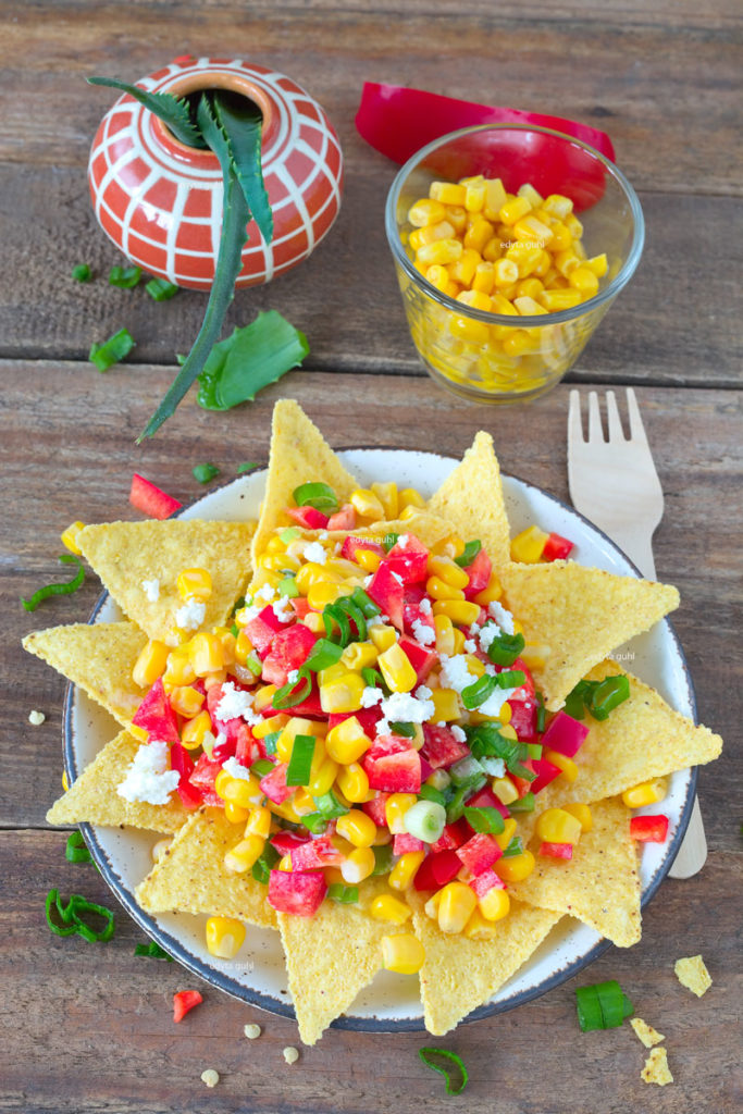 Mexikanischer Salat mit Nachos – mein-dolcevita.de