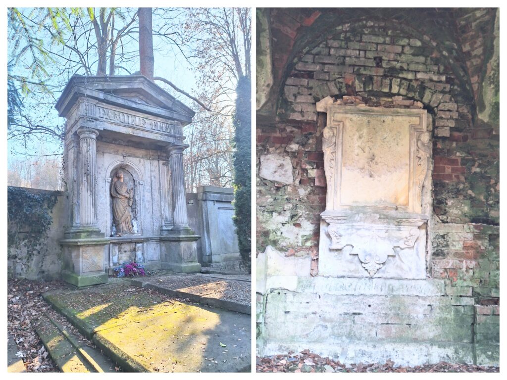 Grabstein von Familie Tiltz in Löwenberg.