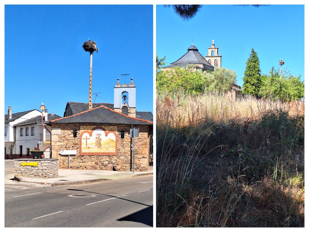 Kirchen auf Camino Frances.