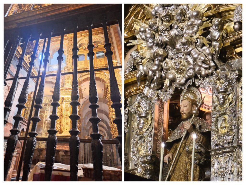 Der Jakobus Apostel in der Kathedrale in Santiago de Compostella.